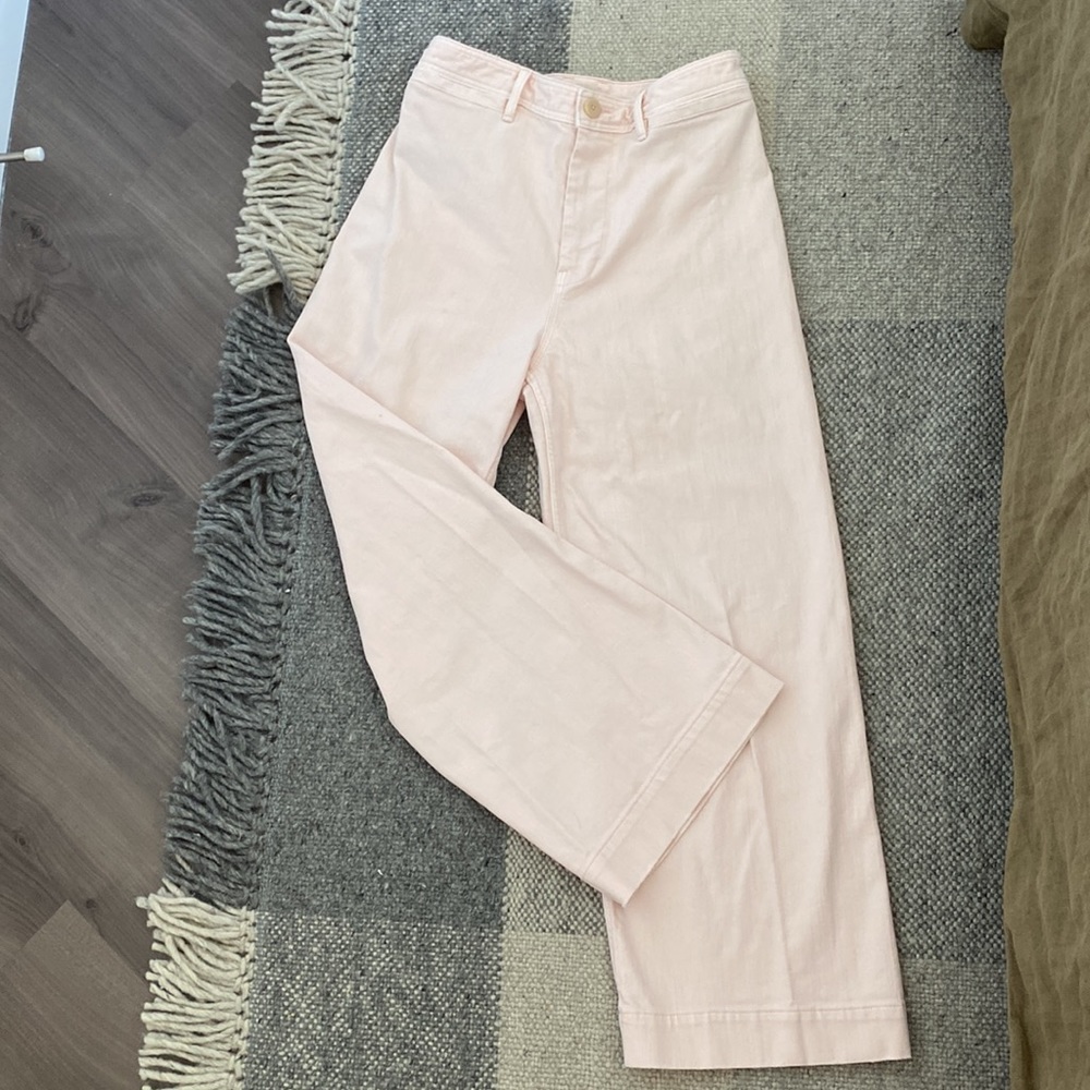 La Vie Rebecca Taylor Pink coulotte Jeans